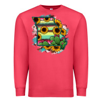 Cardinal Missouri Map Sunflower Cactus Serape Premium Sweatshirt - RanaPortraitStore