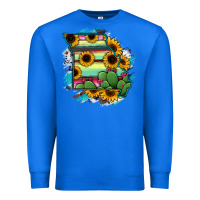 True Royal Missouri Map Sunflower Cactus Serape Premium Sweatshirt - RanaPortraitStore
