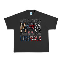 Pigment Black just a regular mom trying not to raise liberals Urban Heavy Tee - CowhideDigitalArt