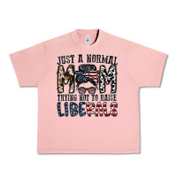 Salmon just a regular mom trying not to raise liberals Urban Heavy Tee - CowhideDigitalArt