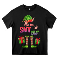 Black im the shy elf elf Heavy Core Tee - FaDigitalArtStudio