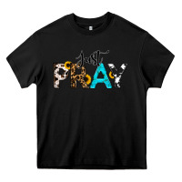 Black Just Pray Heavy Core Tee - RanaPortraitStore