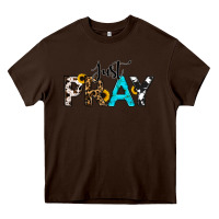 Chocolate Brown Just Pray Heavy Core Tee - RanaPortraitStore
