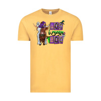 Vintage Mustard Moo I Mean Boo Vintage Tee - CowhideDigitalArt