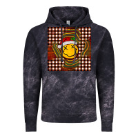 Cloud Black Christmas smiley face Vintage Hoodie - BarkalooDesign
