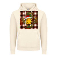 Vintage Artic Christmas smiley face Vintage Hoodie - BarkalooDesign