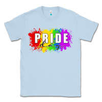 Dusty Blue Pride Day Classic Tee - FaDigitalArtStudio