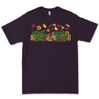 Plum mexican sombrero guitar rose cactus libbey  cup Premium Tee - BundleAndBundleShop