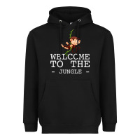 Black Welcome To The Jungle Heavyweight Hoodie - Bettercallsaul