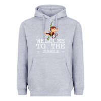 Heather Grey Welcome To The Jungle Heavyweight Hoodie - Bettercallsaul