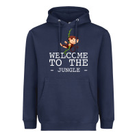 Navy Welcome To The Jungle Heavyweight Hoodie - Bettercallsaul