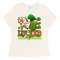 Bone lets get lucked up st patricks Ladies Tee - LillyAllenDesigns