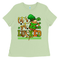 Matcha lets get lucked up st patricks Ladies Tee - LillyAllenDesigns