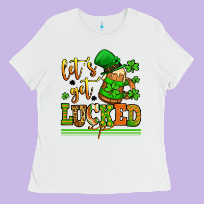 Lets Get Lucked Up St Patricks Ladies Tee Designed By Lillyallendesigns