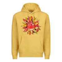 Antique Gold watermelon sunflower Premium Hoodie - BarkalooDesign
