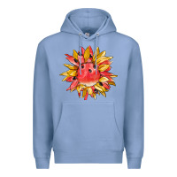 Colony Blue watermelon sunflower Premium Hoodie - BarkalooDesign