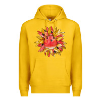 Lemon watermelon sunflower Premium Hoodie - BarkalooDesign