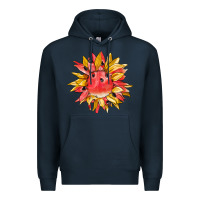 Navy watermelon sunflower Premium Hoodie - BarkalooDesign