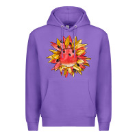 Purple watermelon sunflower Premium Hoodie - BarkalooDesign