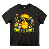 Asphalt chick magnet Heavy Core Tee - FaDigitalArtStudio