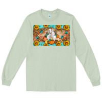 Matcha Goat Family Fall Pumpkins Long Sleeve Tee - Artiststas