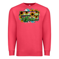 Cardinal Montana Map Sunflower Cactus Serape Premium Sweatshirt - RanaPortraitStore