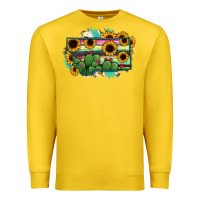Lemon Montana Map Sunflower Cactus Serape Premium Sweatshirt - RanaPortraitStore
