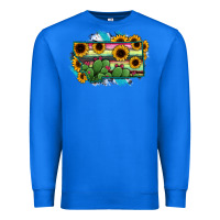 True Royal Montana Map Sunflower Cactus Serape Premium Sweatshirt - RanaPortraitStore