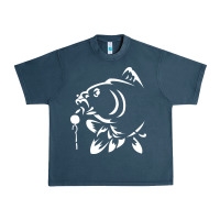 Midnight Navy carp fishing Urban Heavy Tee - artisFamous
