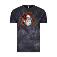 Cloud Black i love a man with a bearo Vintage Tee - CowhideDigitalArt