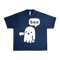 Navy ghost of disapproval Urban Heavy Tee - artisFamous