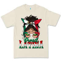 Bone proud latina messy bun mama Premium Tee - BundleAndBundleShop
