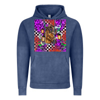 Vintage Denim halloween horse Vintage Hoodie - BarkalooDesign