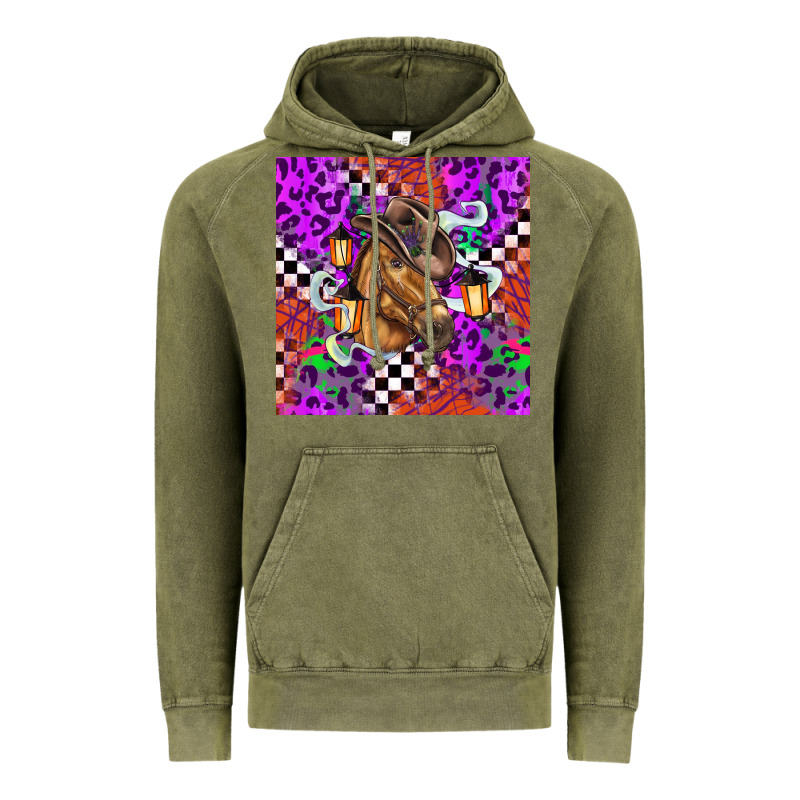 Halloween Horse Vintage Hoodie by BarkalooDesign | Teevron