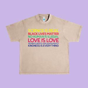 Anti Trump Science Is Real Black Lives Matter T Shirt Urban Heavy Tee Designed By Artisfamous