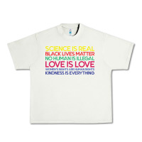 Pistachio Anti Trump Science is Real Black Lives Matter T shirt Urban Heavy Tee - artisFamous