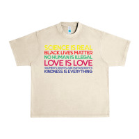 Sandshell Anti Trump Science is Real Black Lives Matter T shirt Urban Heavy Tee - artisFamous