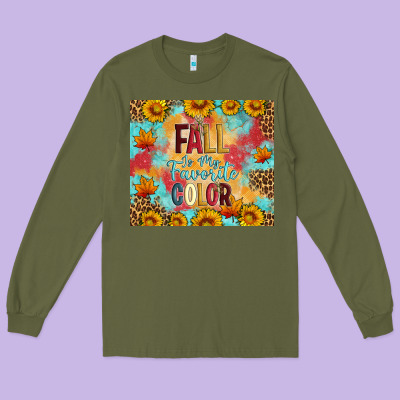 Fall Is My Favorite Color Tumbler Long Sleeve Tee Designed By Artiststas