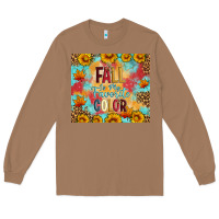 Toasted Coconut Fall is my favorite color tumbler Long Sleeve Tee - Artiststas