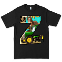 Black farm life alphabet lowercase letters z Premium Tee - BundleAndBundleShop