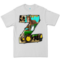 Dove Grey farm life alphabet lowercase letters z Premium Tee - BundleAndBundleShop