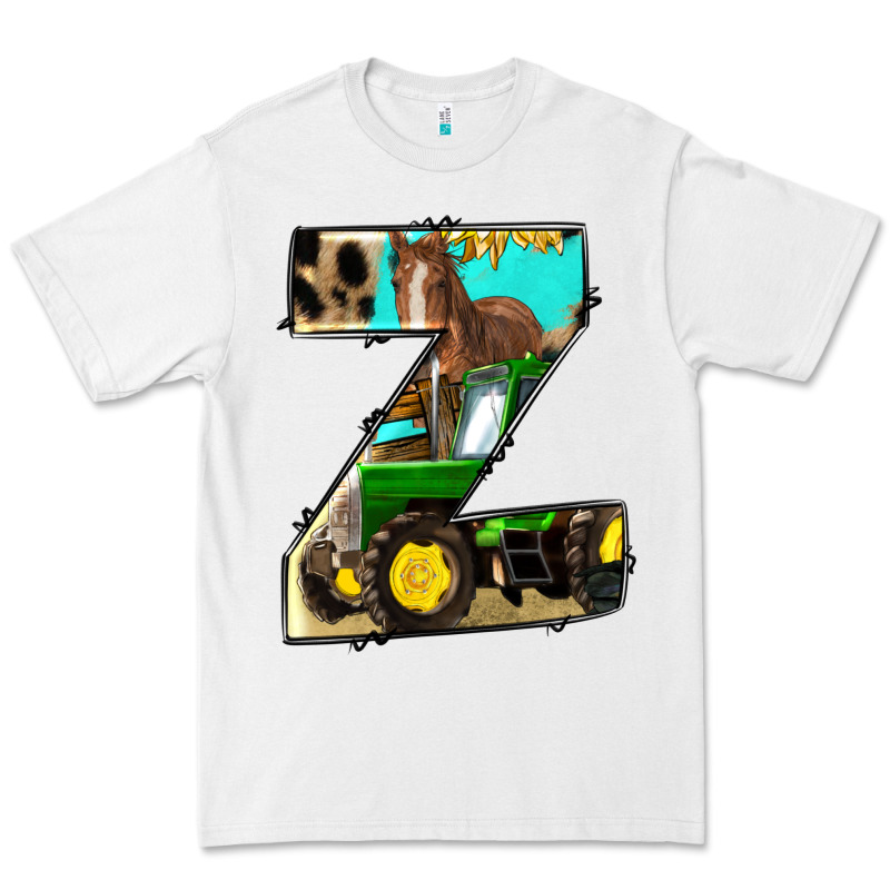 Farm Life Alphabet Lowercase Letters Z Premium Tee by BundleAndBundleShop | Teevron