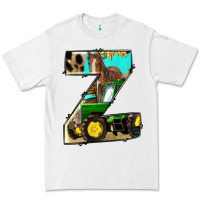 White farm life alphabet lowercase letters z Premium Tee - BundleAndBundleShop