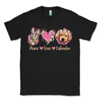 Black Peace Love Labrador Classic Tee - Jasminsmagicworld
