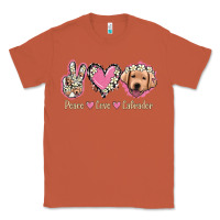 Copper Peace Love Labrador Classic Tee - Jasminsmagicworld