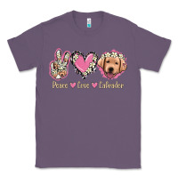 Lavender Peace Love Labrador Classic Tee - Jasminsmagicworld