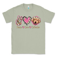 Matcha Peace Love Labrador Classic Tee - Jasminsmagicworld