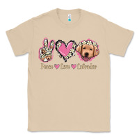 Mushroom Peace Love Labrador Classic Tee - Jasminsmagicworld