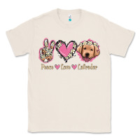 Natural Peace Love Labrador Classic Tee - Jasminsmagicworld