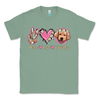 Sage Peace Love Labrador Classic Tee - Jasminsmagicworld